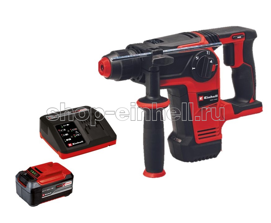 Аккумуляторный перфоратор Einhell TP-HD 18/26 LI BL + аккумулятор 18В,5.2Ач+з\у 4514265SET_u